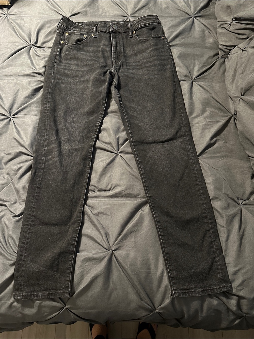 American Eagle Outfitters Men’s Slim Straight Black Jeans